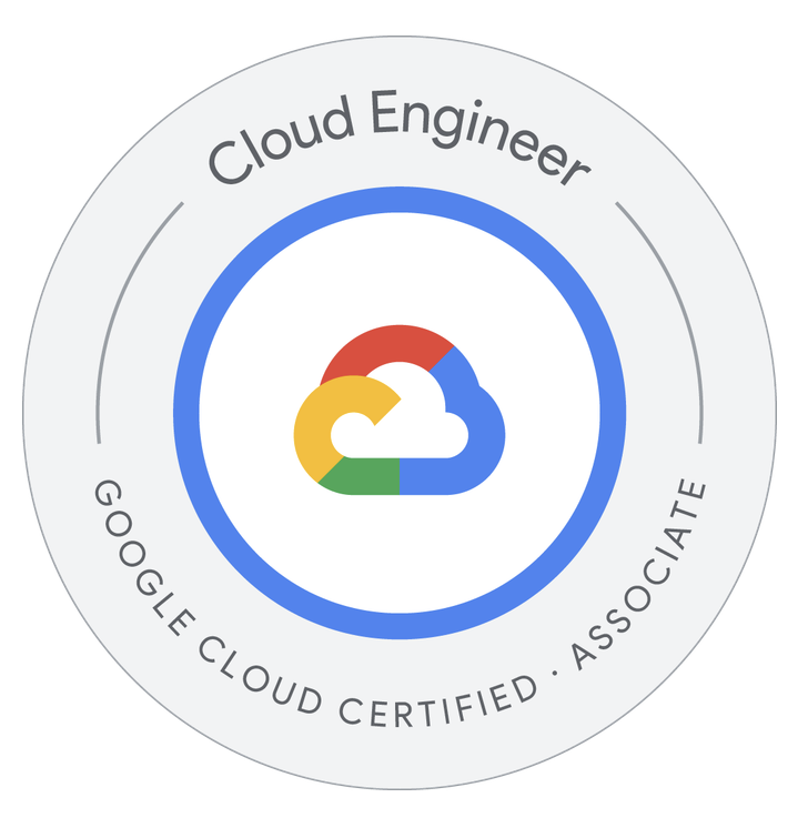Google Cloud Certified Associate Cloud Engineer badge